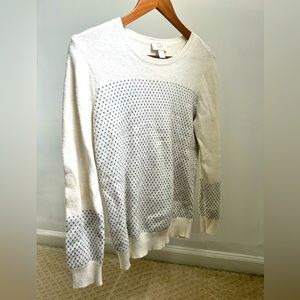 COPY - Cream and gray sweater